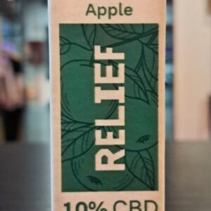 óleo CBD relief 10% - Tropical Bud Premium maçã (10ml)